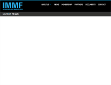 Tablet Screenshot of immf.com